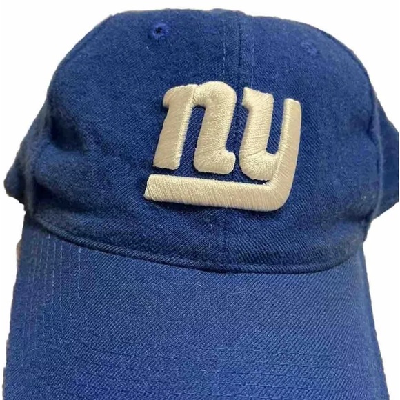 NEW YORK GIANTS BLUE ADJUSTABLE HAT MVP AUTHENTIC NFL FOOTBALL TEAM CAP Fitted - Picture 1 of 3